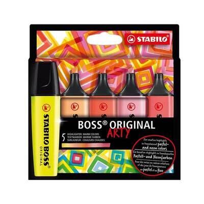 Stabilo | Confezione n.5 Evidenziatori Boss Arty Warm Color