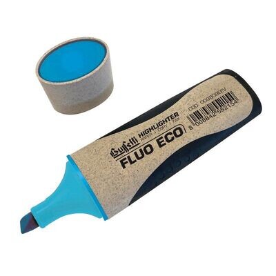 Evidenziatore Fluo Grip Ecolologico - colore azzurro