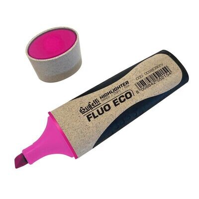 Evidenziatore Fluo Grip Ecolologico - colore rosa