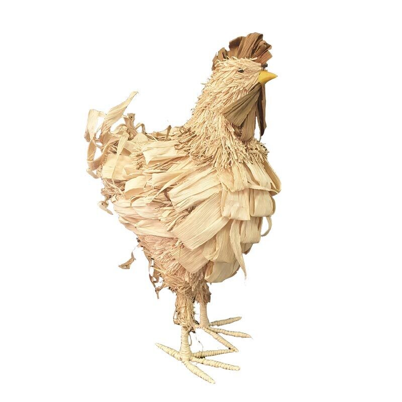 Decorazione di Pasqua Gallina in Carta Crespa