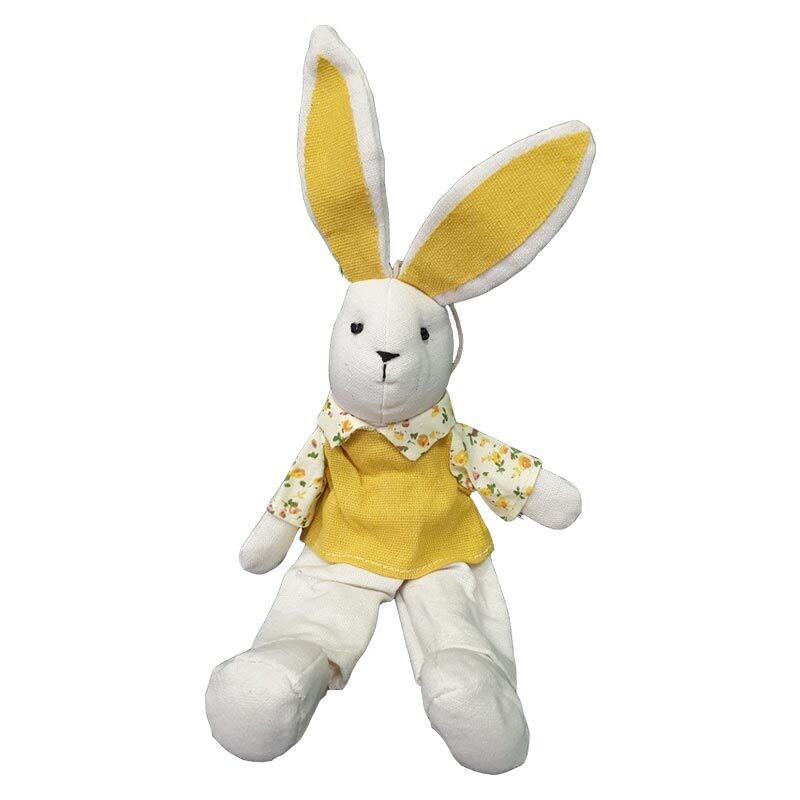 Decorazione di Pasqua Coniglio con Gilet Giallo