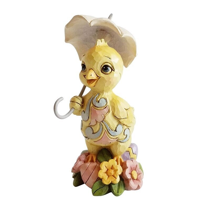 Jimshore | Statuetta Pulcino con Ombrello