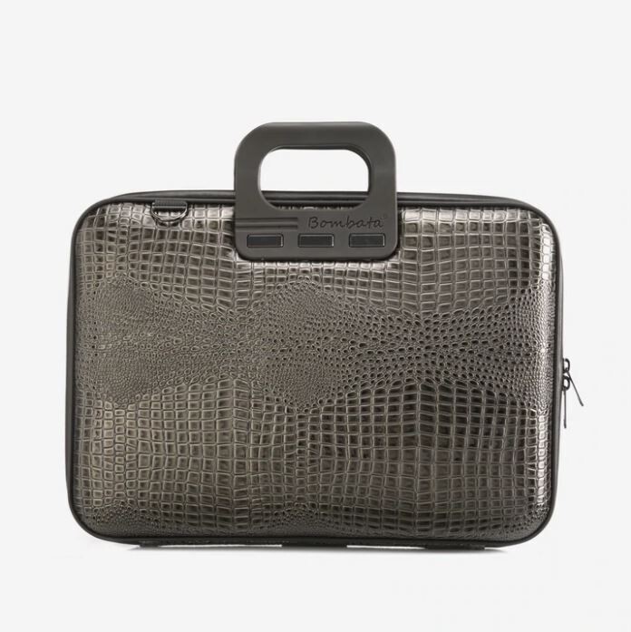 Bombata Borsa Shiny Cocco  - Antracite