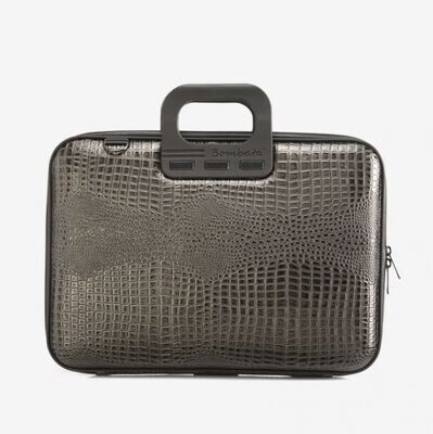 Bombata Borsa Shiny Cocco  - Antracite