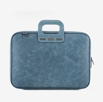 Bombata Borsa Denim Blu - 15,6" /16"