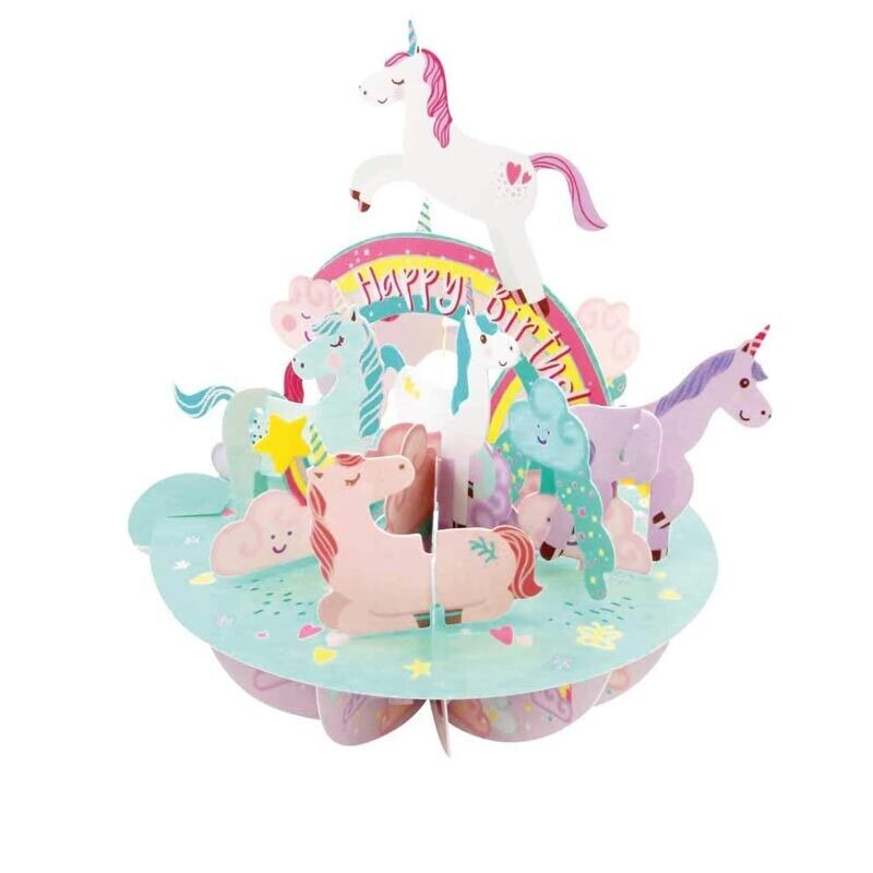 Biglietto Auguri - Unicorni - Pirouettes Santoro
