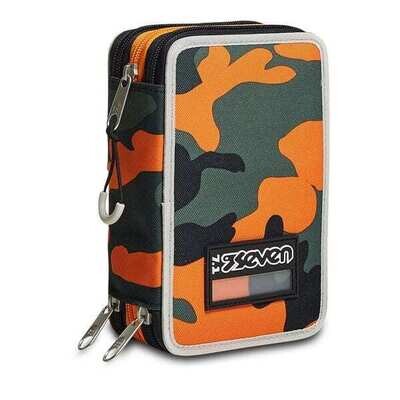 Seven Astuccio 3 Zip Camoupix Boy