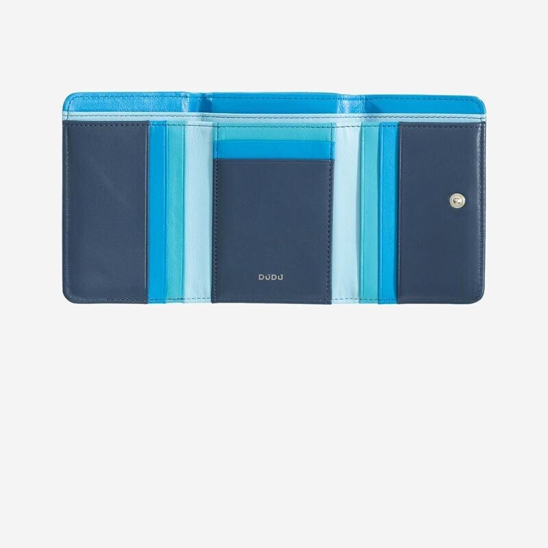 Dudubags Portafoglio donna RFID-  Pemba Blue