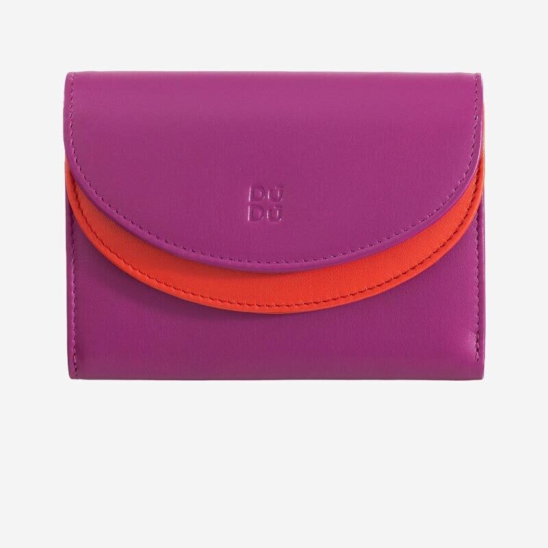 Dudubags Portafoglio donna RFID - Galapagos Fuxia