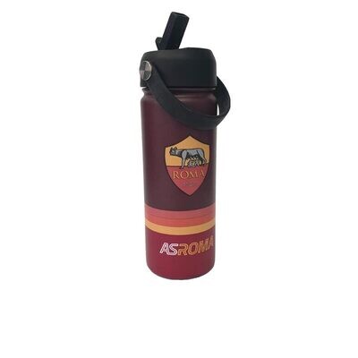 AS ROMA Borraccia Termica 500 ml Inox304 con moschettone AS ROMA Borraccia Termica 500 ml Inox304 con moschettone
