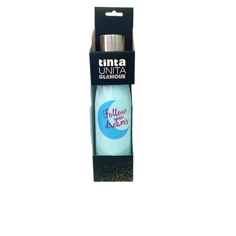 Tinta Unita Borraccia Glamour - Celeste