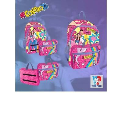 Me Contro Te Zaino Asilo c/tasca termica - Fuxia - Novità 2022/2023