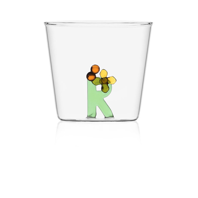 Ichendorf  Bicchiere Tumbler Alfabeto Lettera R  - 35 cl