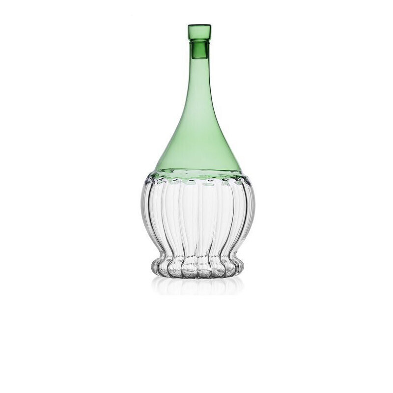 Ichendorf Bottiglia Fiasco Verde  "Garden Pic Nic" - H 28,5 cm