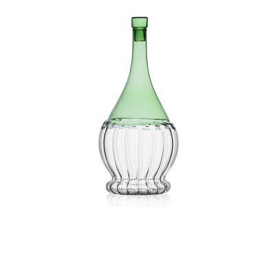 Ichendorf Bottiglia Fiasco Verde  "Garden Pic Nic" - H 28,5 cm