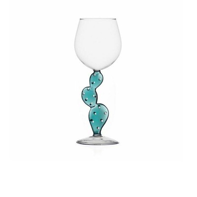 Ichendorf Calice Bicchiere da Vino Cactus Azzurro - Ø 8,5 cm​