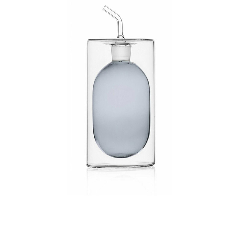 Ichendorf Oliera con Doppio Fondo Smoke - H 19 cm