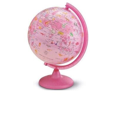 Mappamondo Pink Zoo - Luminoso