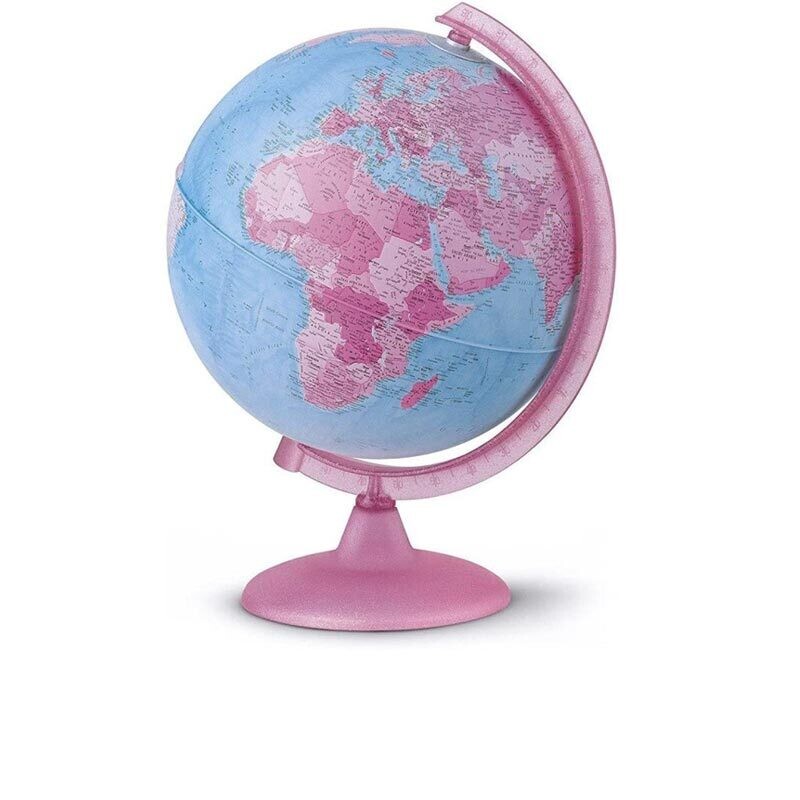 Mappamondo Pink - Luminoso