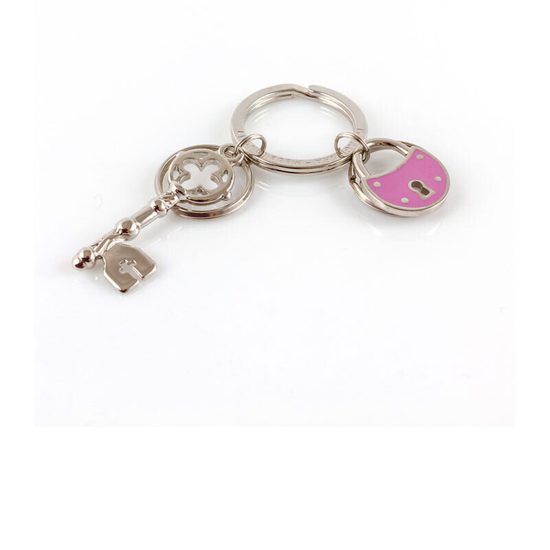 Bagnara Portachiavi Lucchetto Segreto - Rosa