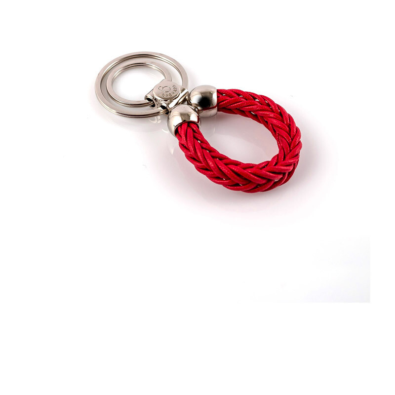 Bagnara Portachiavi in Cotone cerato - Rosso