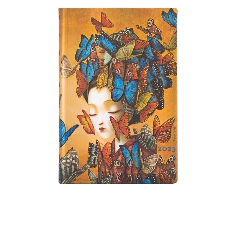 Paperblanks Agenda 2023 Settimanale Mini - Madame Butterfly