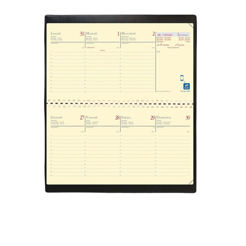 QUO VADIS Ricarica 2026 - Planital - Settimanale - 8,8x17cm