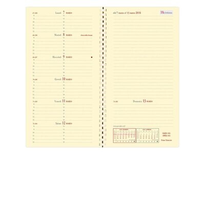 Agenda QUO VADIS - Italnote S - Settimanale - 8,8x17cm - Impala Blu - Anno 2023