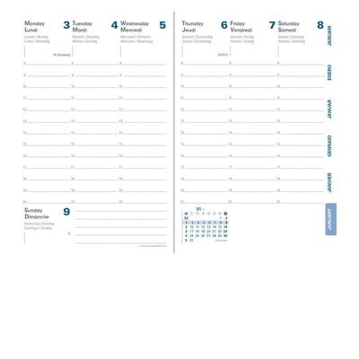 QUO VADIS Ricarica Agenda 2026 - Rigiro - Settimanale - 9x12,5cm - Equology QUO VADIS Ricarica Agenda 2026 - Rigiro - Settimanale - 9x12,5cm - Equology