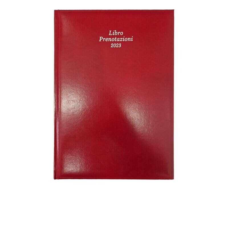 Buffetti - Agenda Prenotazioni ristoranti 2025 - 21 x 29,7 cm - Rosso