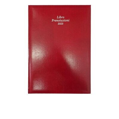 Buffetti - Agenda Prenotazioni ristoranti 2025 - 21 x 29,7 cm - Rosso