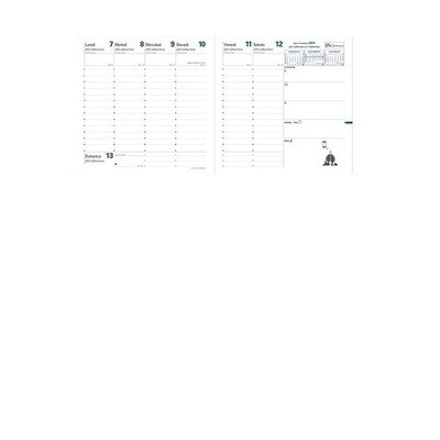 QUO VADIS Ricarica Agenda 2026 - Esecutivo - Settimanale - 16x16cm