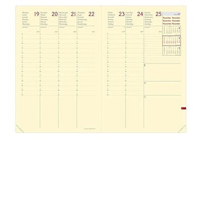 QUO VADIS Ricarica Agenda 2025 - Ministro Prestige - Settimanale - 16x24cm