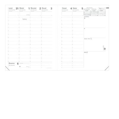 QUO VADIS Ricarica Agenda 2026 - Presidente - Settimanale - 21x27cm QUO VADIS Ricarica Agenda 2026 - Presidente - Settimanale - 21x27cm