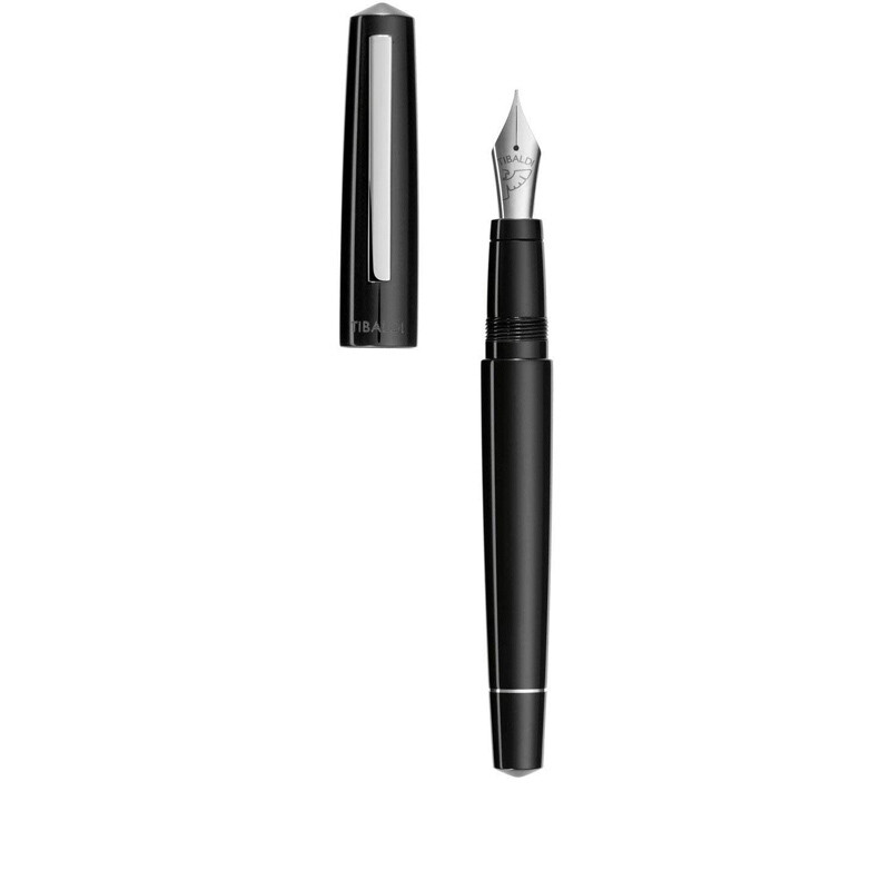 Tibaldi - Penna Stilografica Infrangibile in resina Nero Pastello