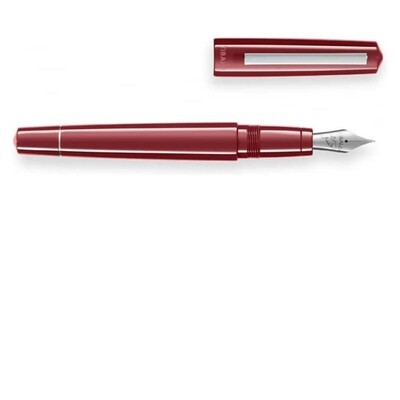 Tibaldi - Penna Stilografica Infrangibile in resina Rosso Pastello