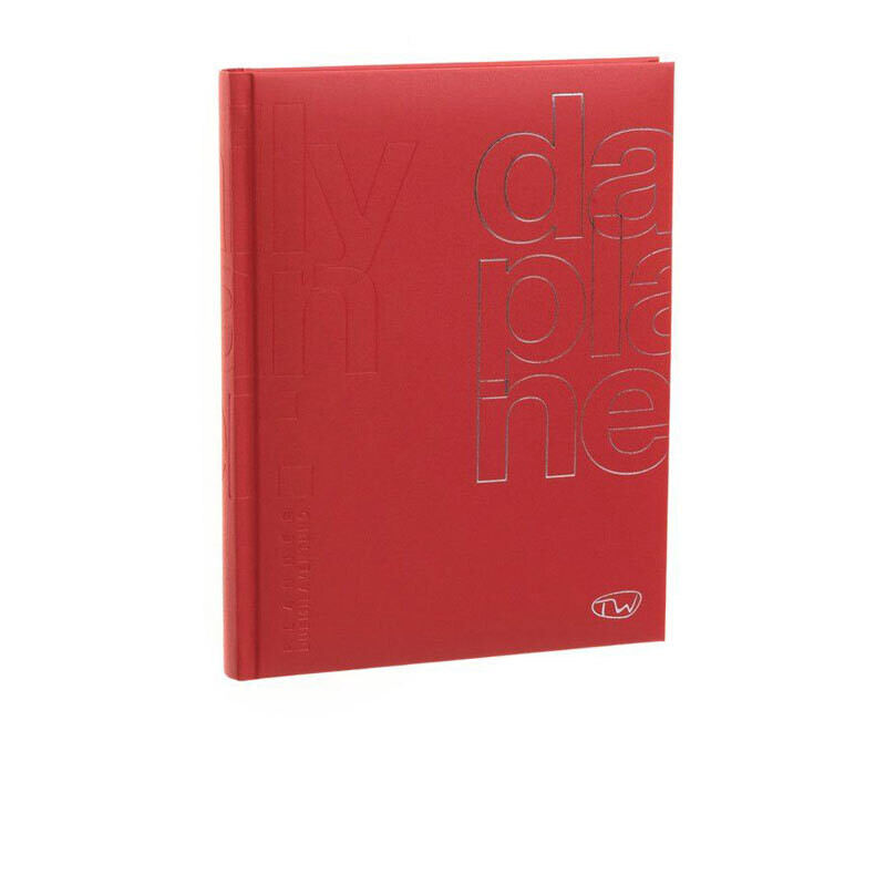 Buffetti -Agenda giornaliera 12 mesi - 2025 - Rosso