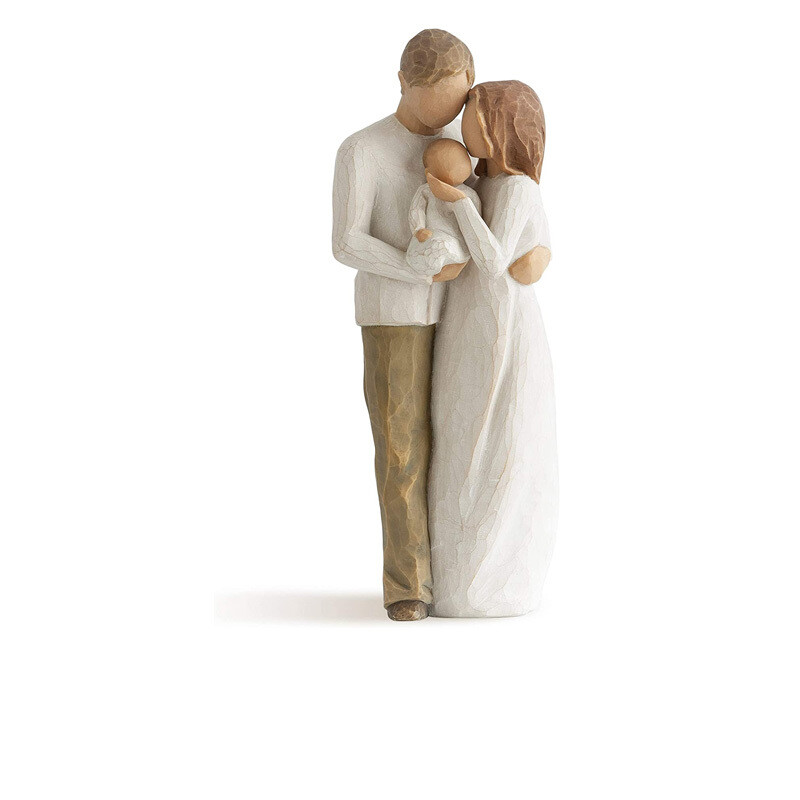 Willow Tree Statuina Famiglia con Neonato 22 cm
