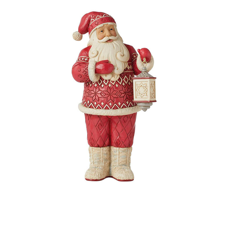 Jimshore Babbo Natale con Lanterna