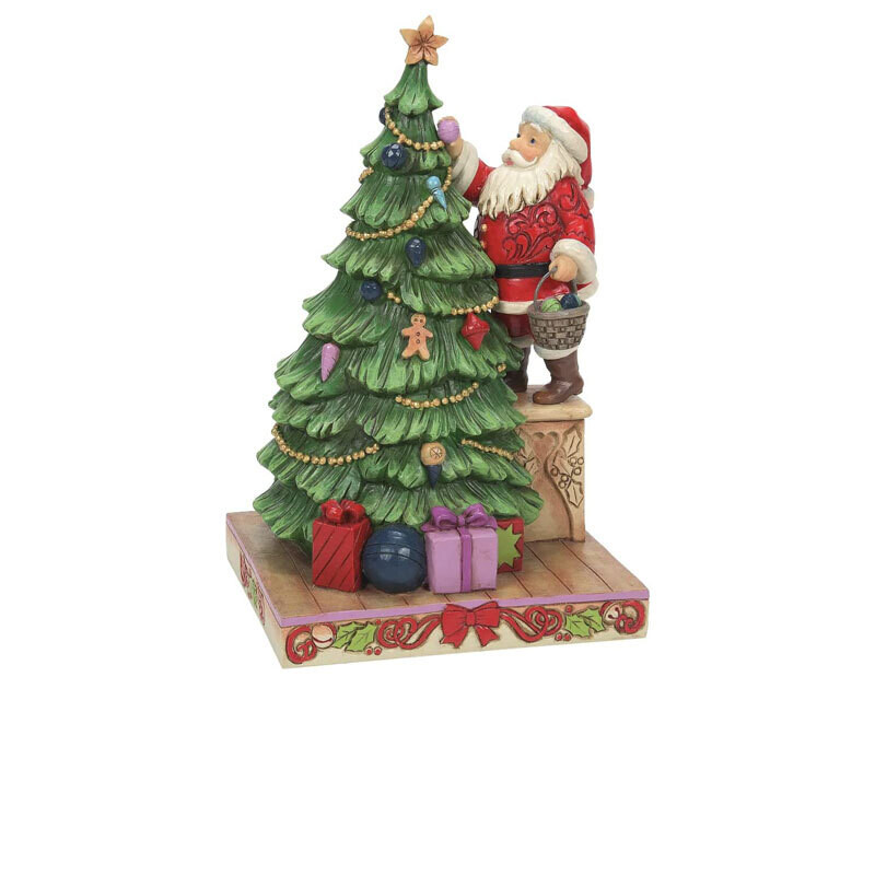 Jimshore Babbo Natale con Albero di Natale
