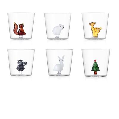 Ichendorf Set 6 Bicchieri Tumbler Woodland Tales - 35 cl Ichendorf Set 6 Bicchieri Tumbler Woodland Tales - 35 cl