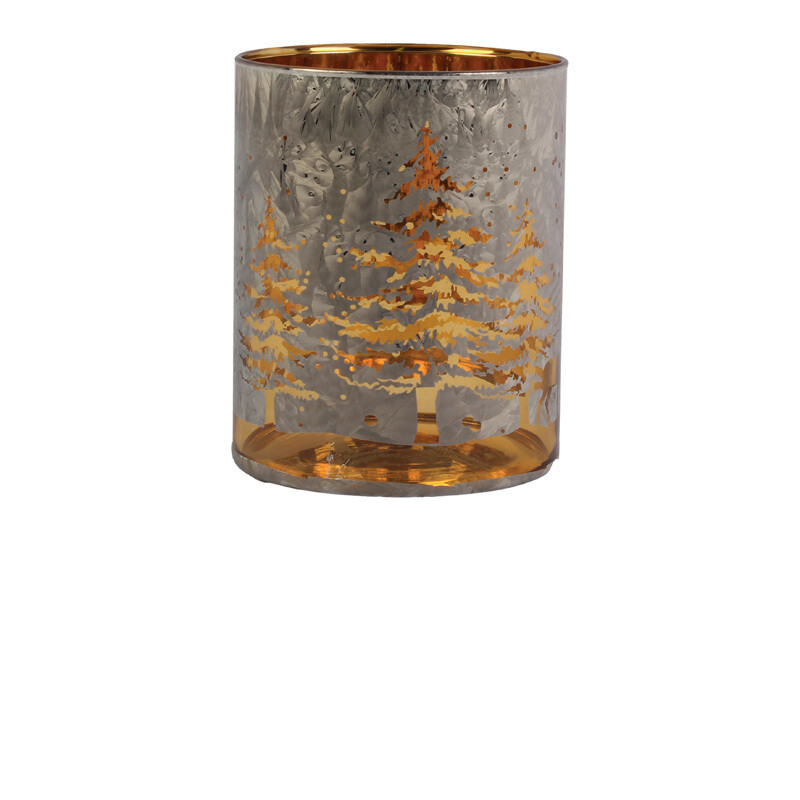 Hogewoning Porta Tealight Forrest Deer  -  H 12 cm