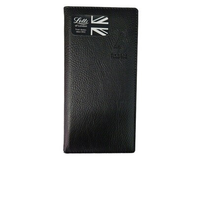 Letts  Agenda Settimanale Slim anno 2025 - 8,5x17 cm - Nero