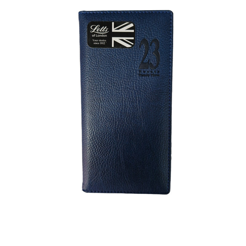 Letts  Agenda Settimanale Slim anno 2025 - 8,5x17 cm - Blu