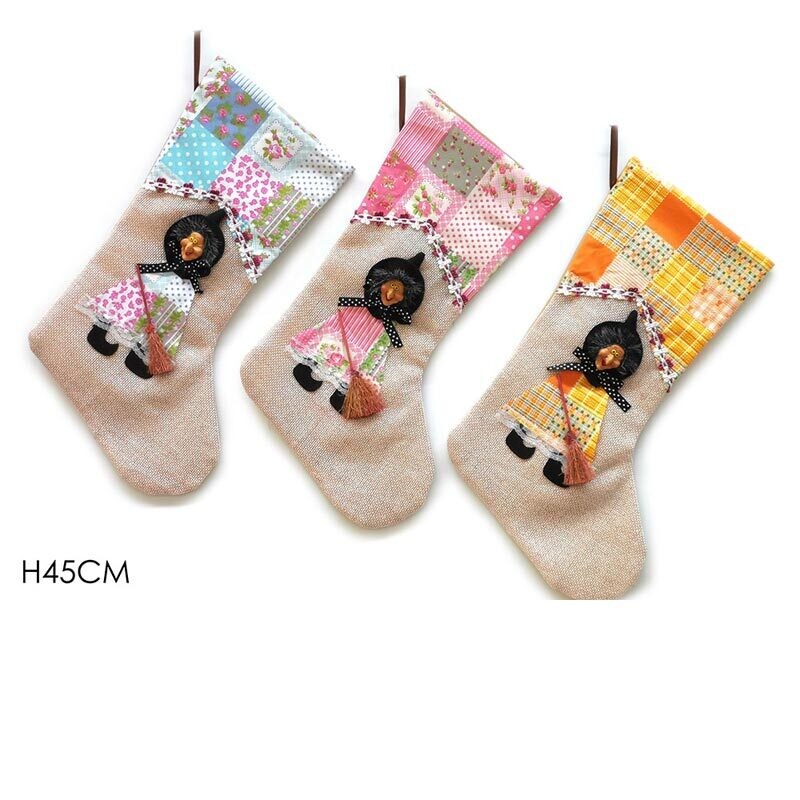 Calza Befana Pastel 45 cm - 3 Soggetti