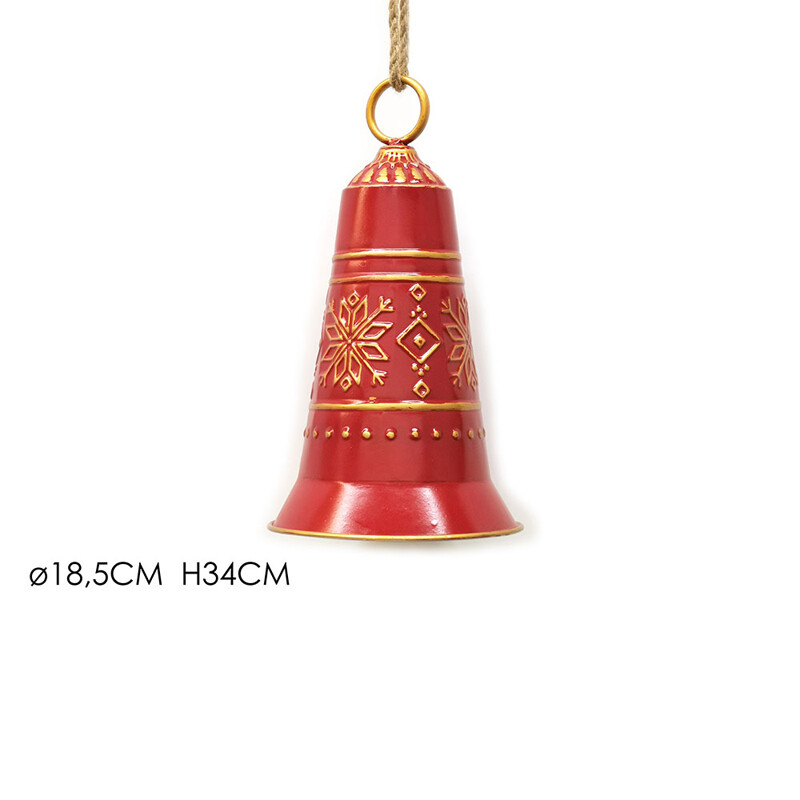 Appendino Campanaccio Rosso H 34 cm