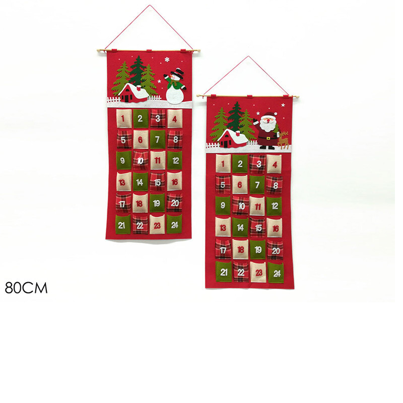 Calendario Avvento Natale  H 80 cm