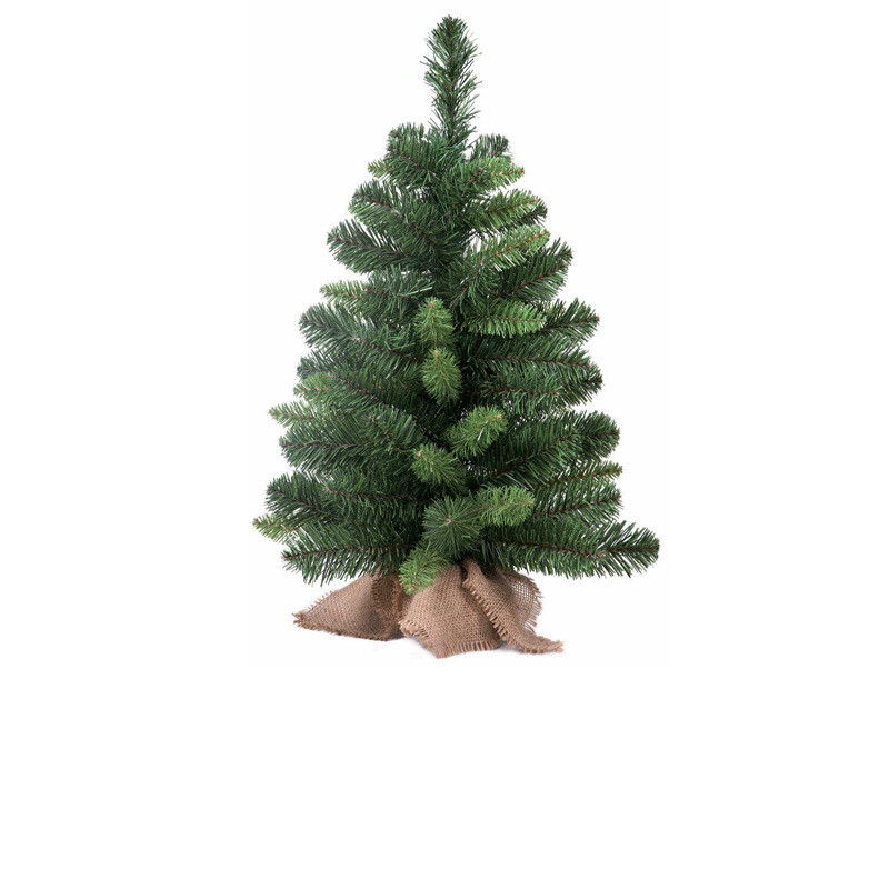 Flora Albero Verde con base in sacco liuta - 90 cm