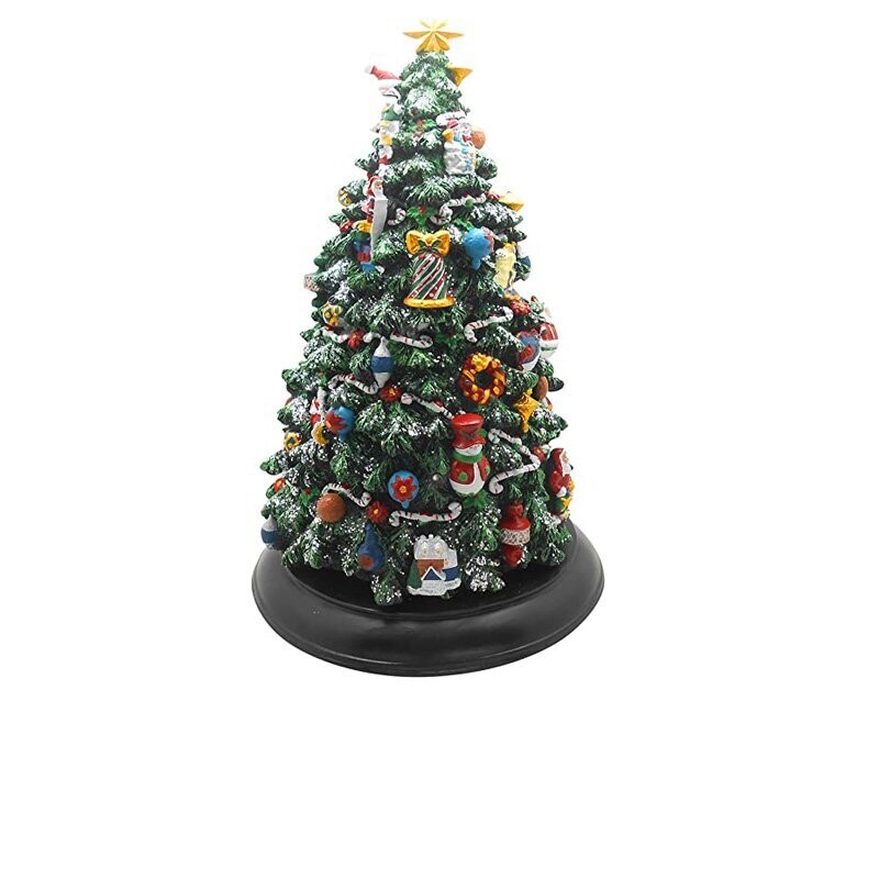 Carillon Albero di Natale Decorato - H 30 cm