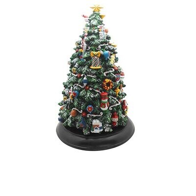 Carillon Albero di Natale Decorato - H 30 cm
